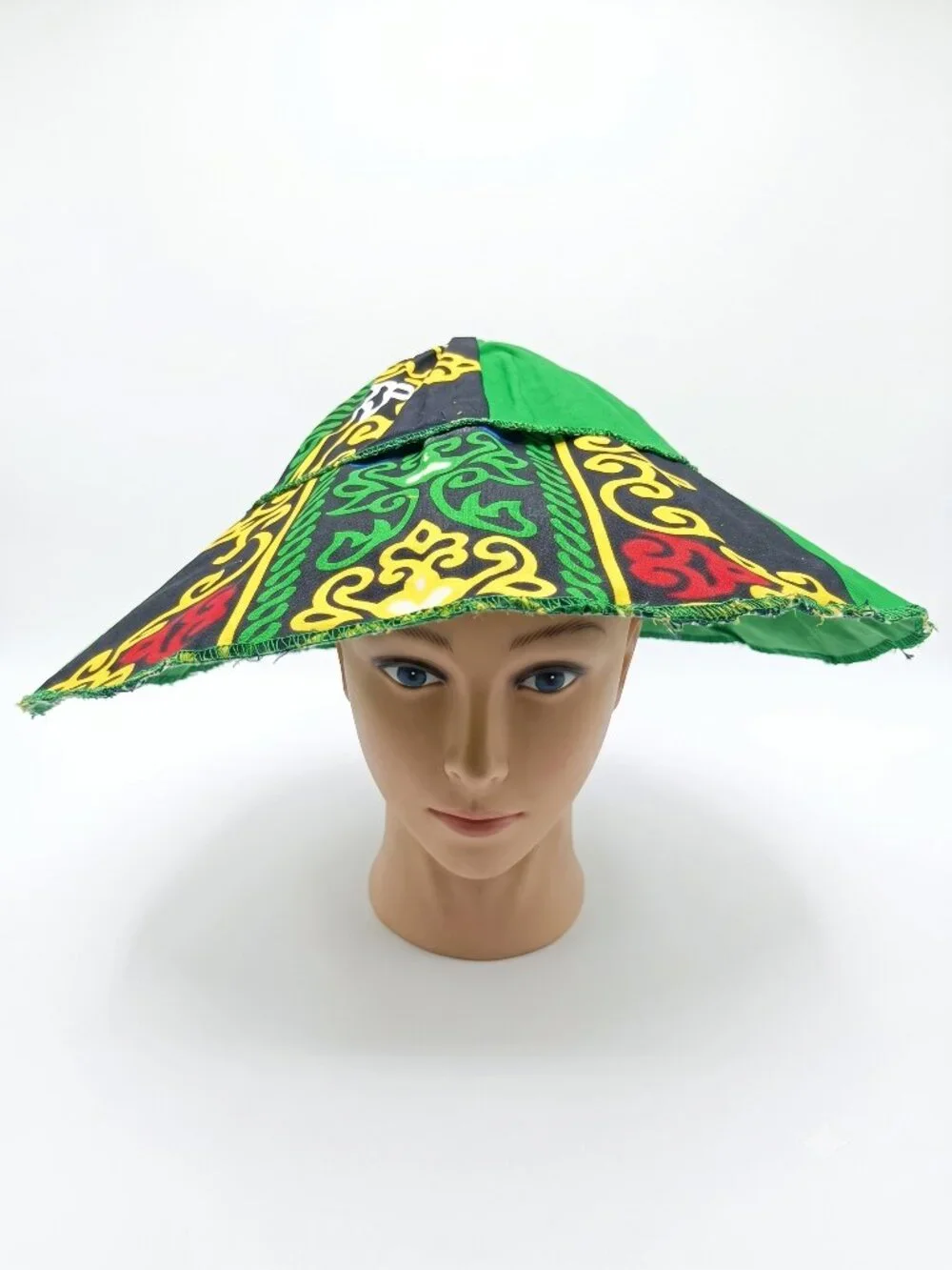 2-in-1 Beach Fan Hat, Handmade Filipino Craft